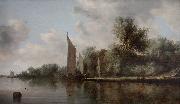 Salomon van Ruysdael Paysage oil